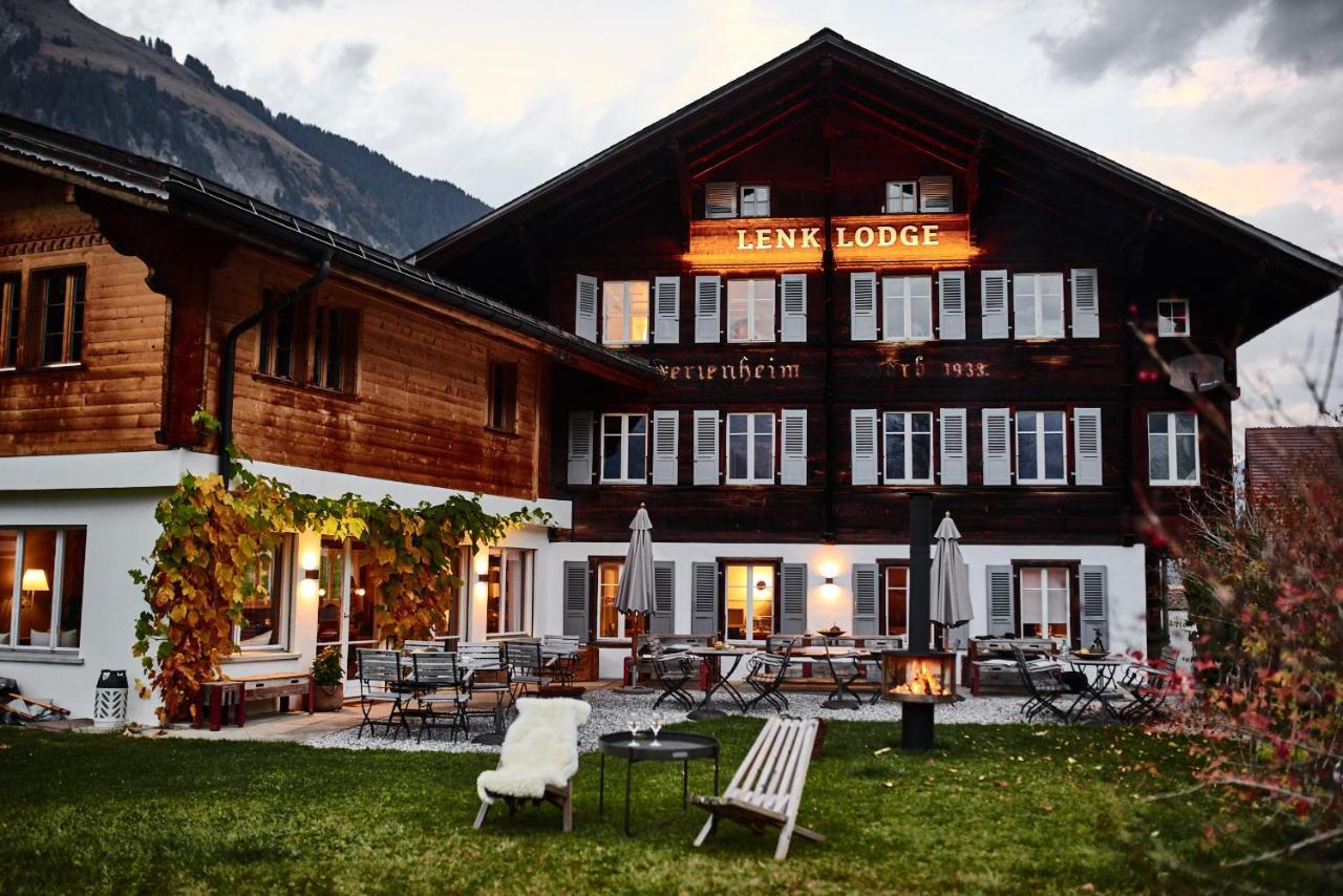 Lenk Lodge - Boutique & Design Hotel Und Apartements Eksteriør bilde